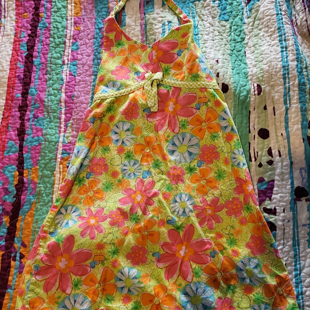 Bonnie Jean 6x summer halter dress